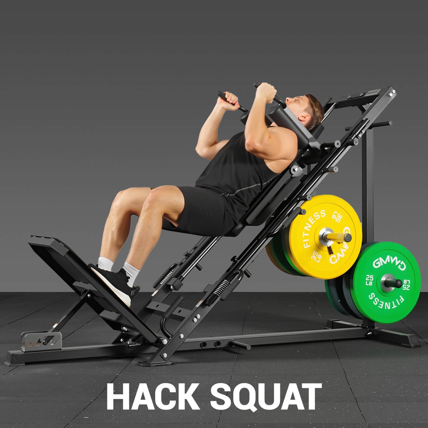 2-in-1 Leg Press Hack Squat Machine DD09